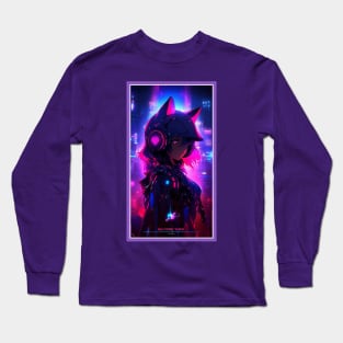 Anime Cat Girl | Quality Anime Artwork | Manga Anime Art Long Sleeve T-Shirt